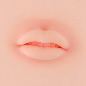 3D Soft Silicone Lips – PMU Lip Blush Training Practice Skin